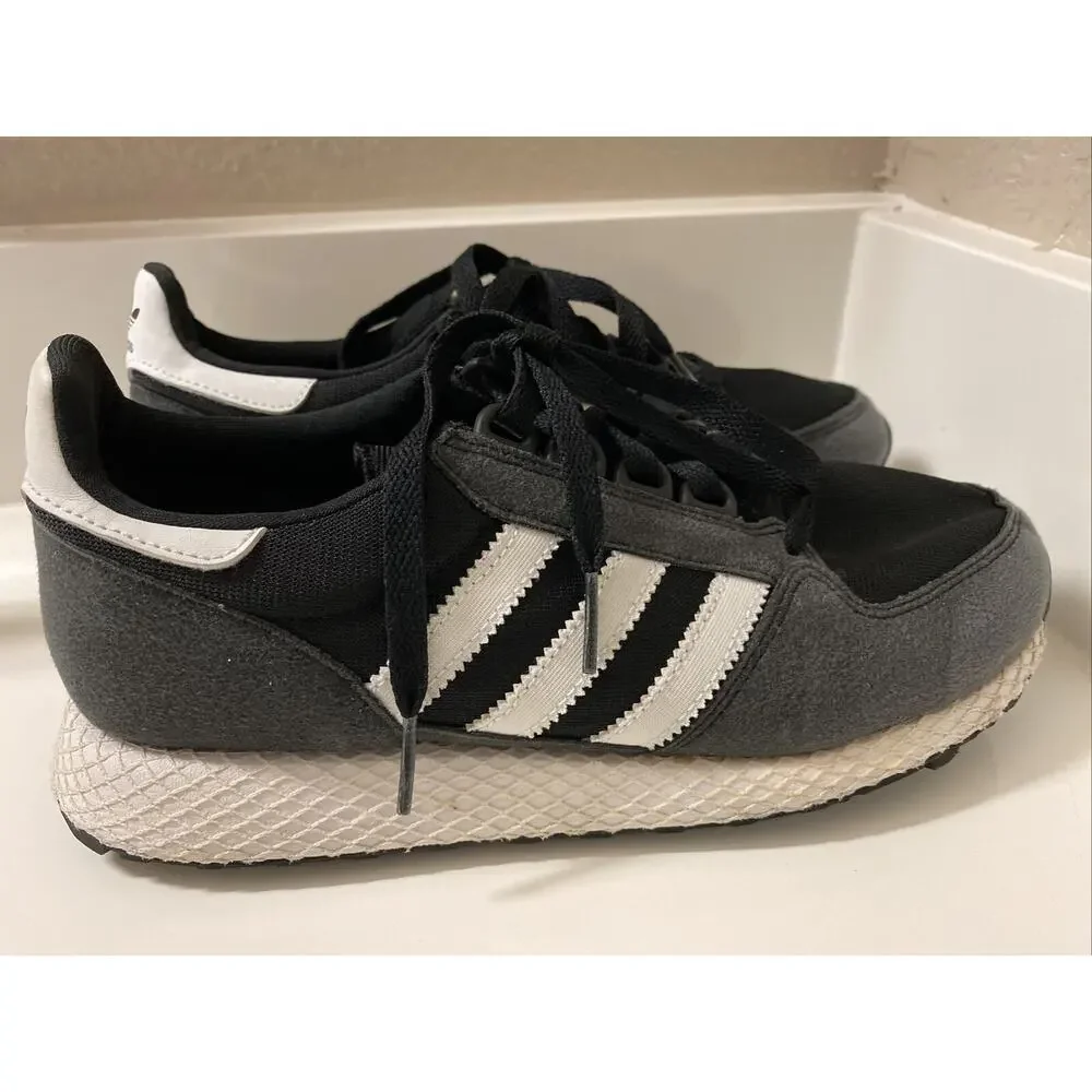 ADIDAS‎ EVH791004 Classic Ortholite Men’s Comfort Black Court Shoes SIZE 6.5
